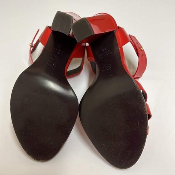 Red Roger Vivier Sandals Buckle Heels Pumps - Picture 5 of 6